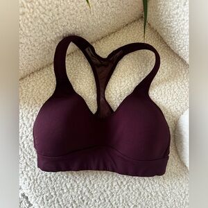 Lululemon Burgundy Sports Bra, size 2
